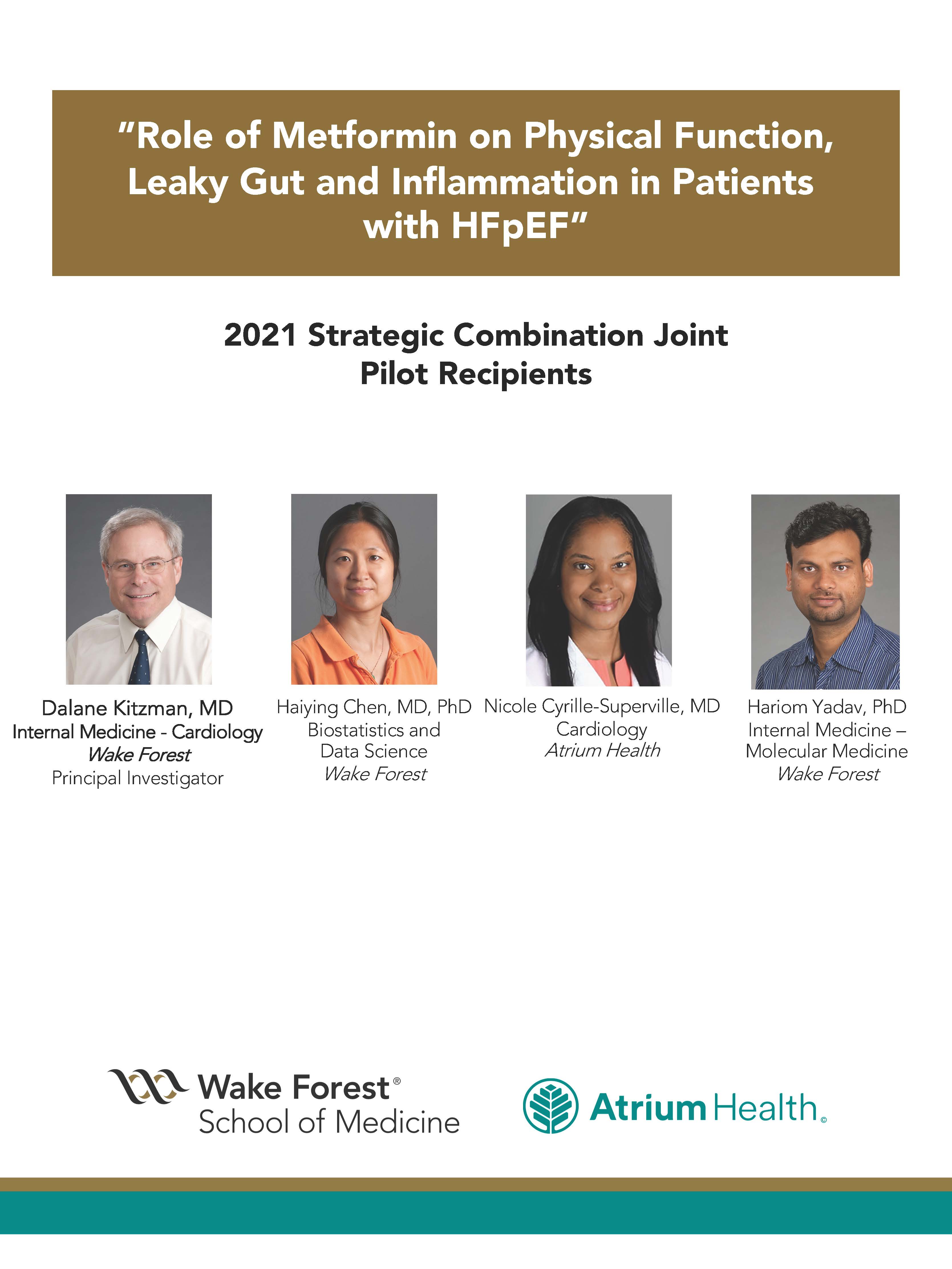“Role of metformin on physical function, leaky gut and inflammation in patients with HFpEF”